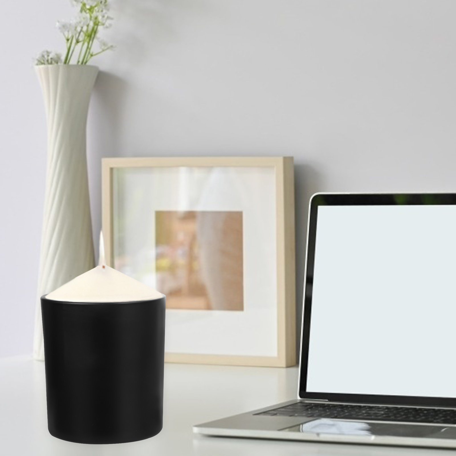 Tin Container Lid - 4Sets DIY Aromatherapy Tin Glass Jar