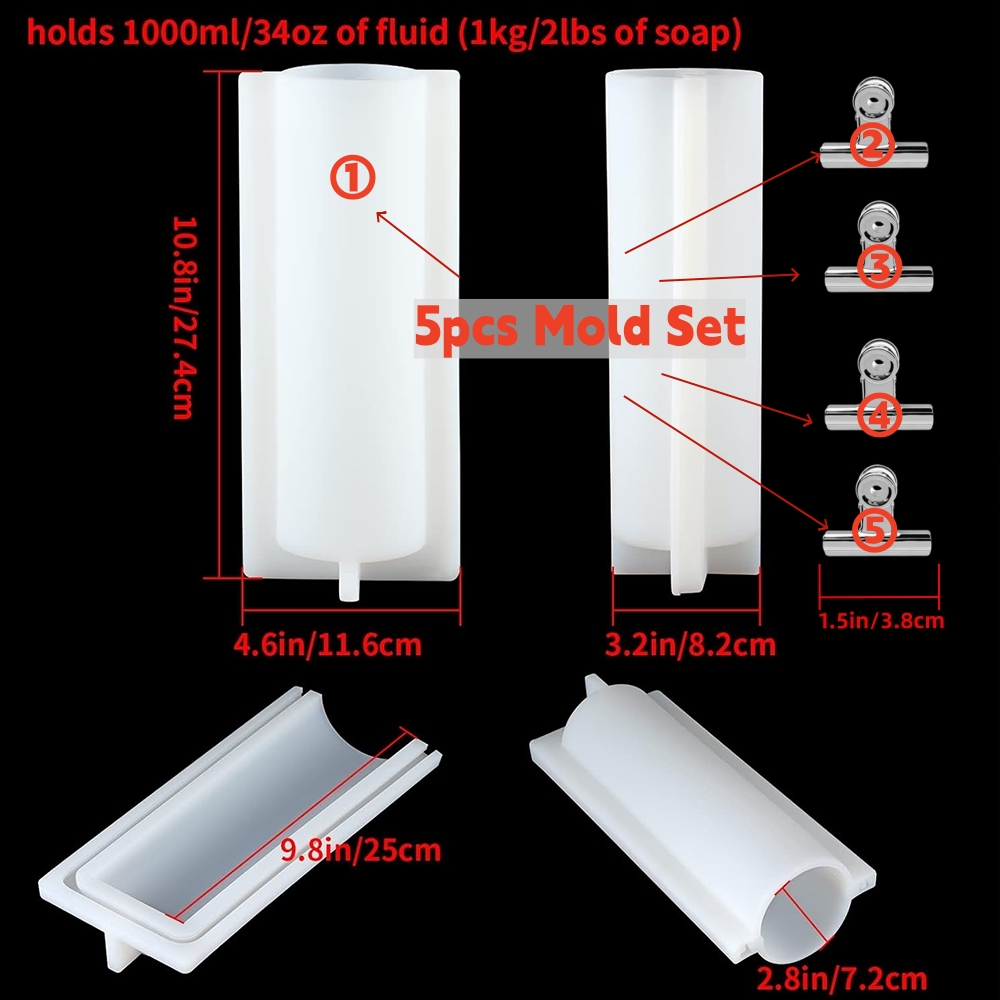 Big Cylinder Tube Soap Mold wi - Candle Making Tutorial review and price