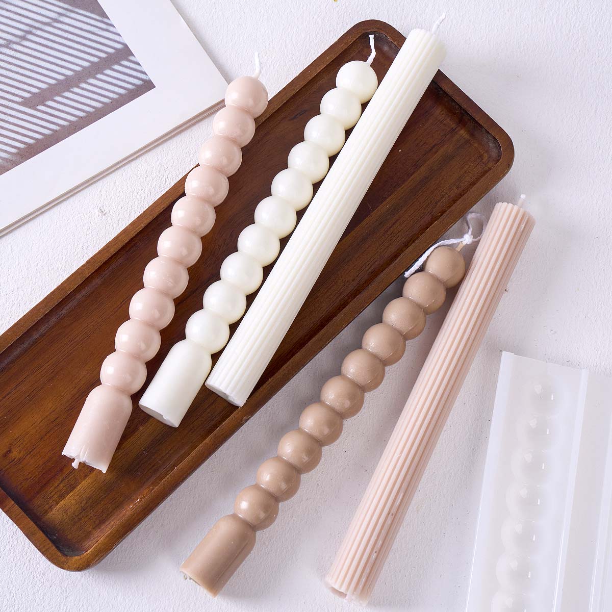 3D Long Stripes Bubble Bead Pi - Candle Making Tutorial review and price