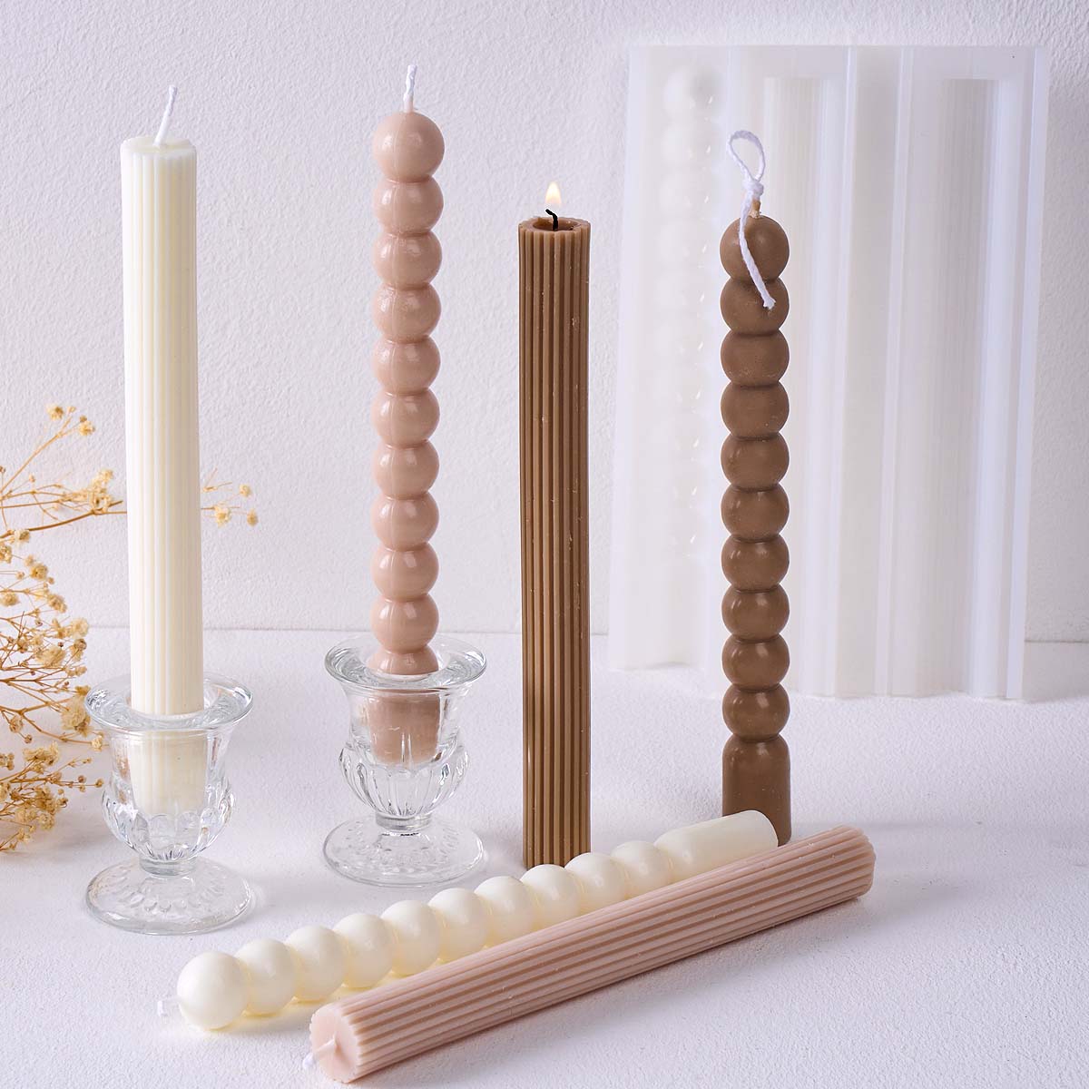 3D Long Stripes Bubble Bead Pi - Candle Making Tutorial review and price