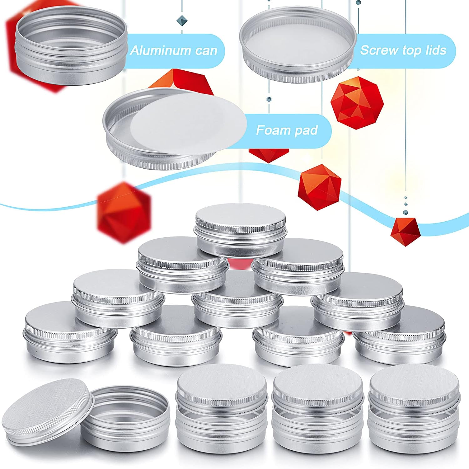 5-10pcs 5g - 100g Empty Alumin - Candle Making Jug review and price