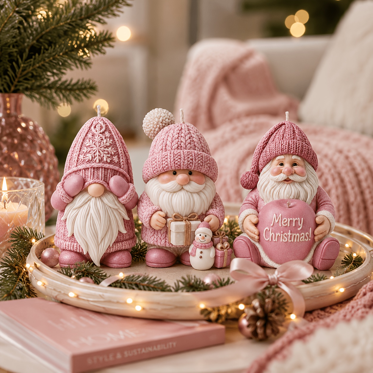 Xmas Holiday Gnome Silicone Ca - Candle Making Kits review and price